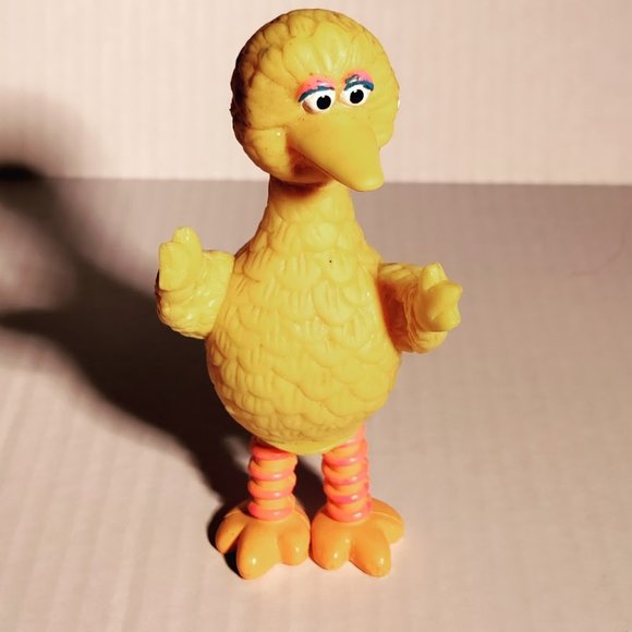 1985 Big Bird Tara Toys Poseable Figure Muppet Inc. - Picture 1 of 3